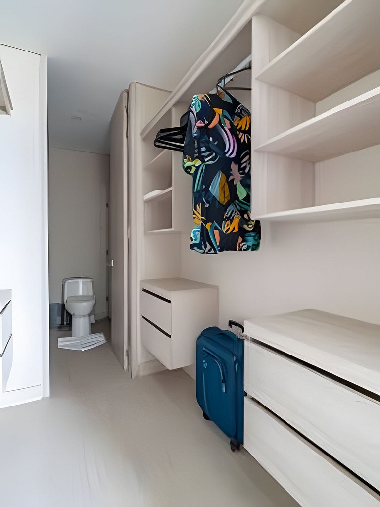1 Quarto Cielo Mar. Banheira de hidromassagem privativa