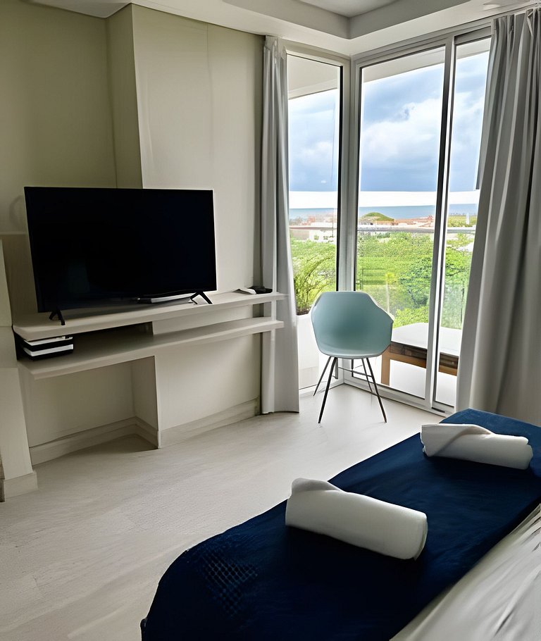 1 Quarto Cielo Mar. Banheira de hidromassagem privativa