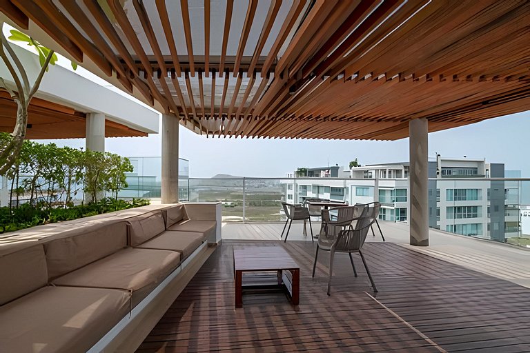 1 Quarto Cielo Mar. Banheira de hidromassagem privativa
