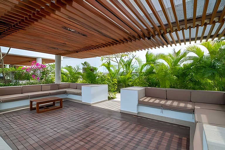 1 Bedroom sea view. In front of Morros beach