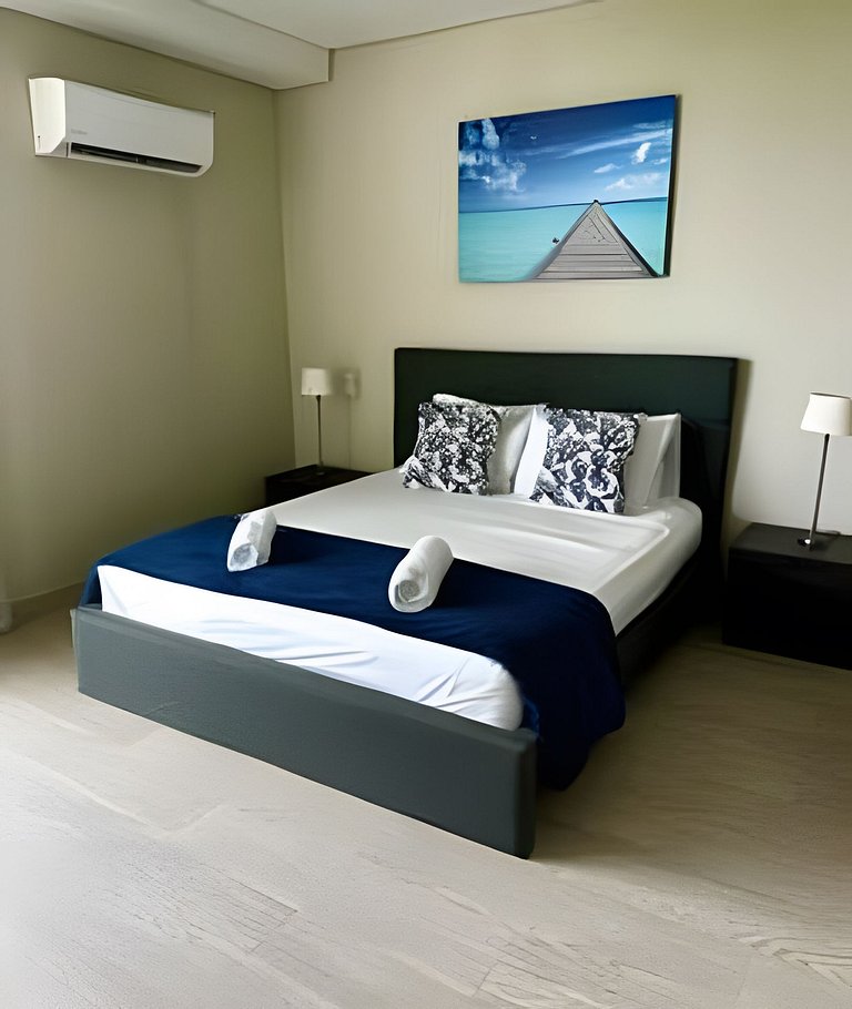 1 Quarto Cielo Mar. Banheira de hidromassagem privativa
