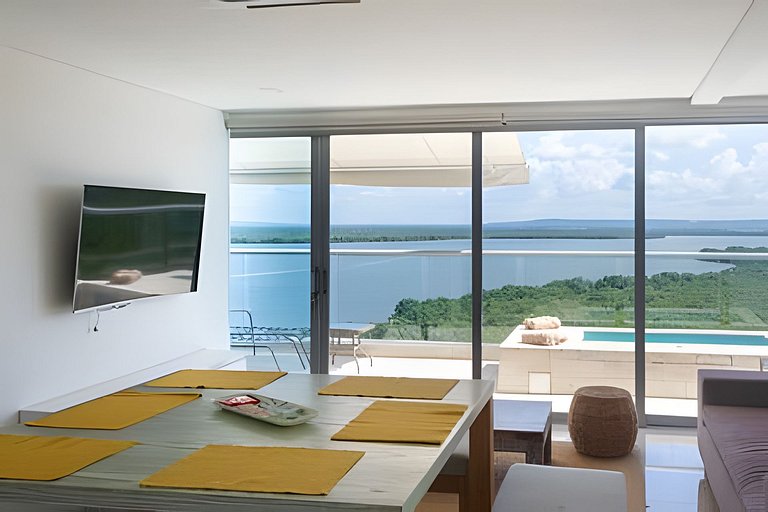 2 quartos Morros com hidromassagem e vistas