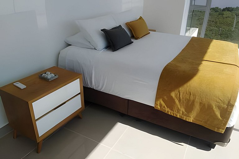 2 quartos Morros com hidromassagem e vistas
