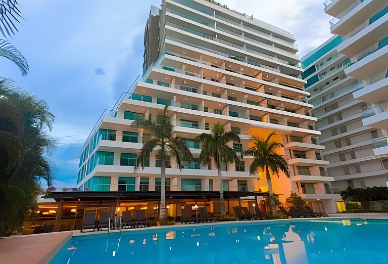 2 quartos Morros com hidromassagem e vistas