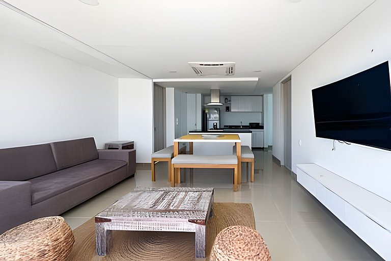 2 quartos Morros com hidromassagem e vistas