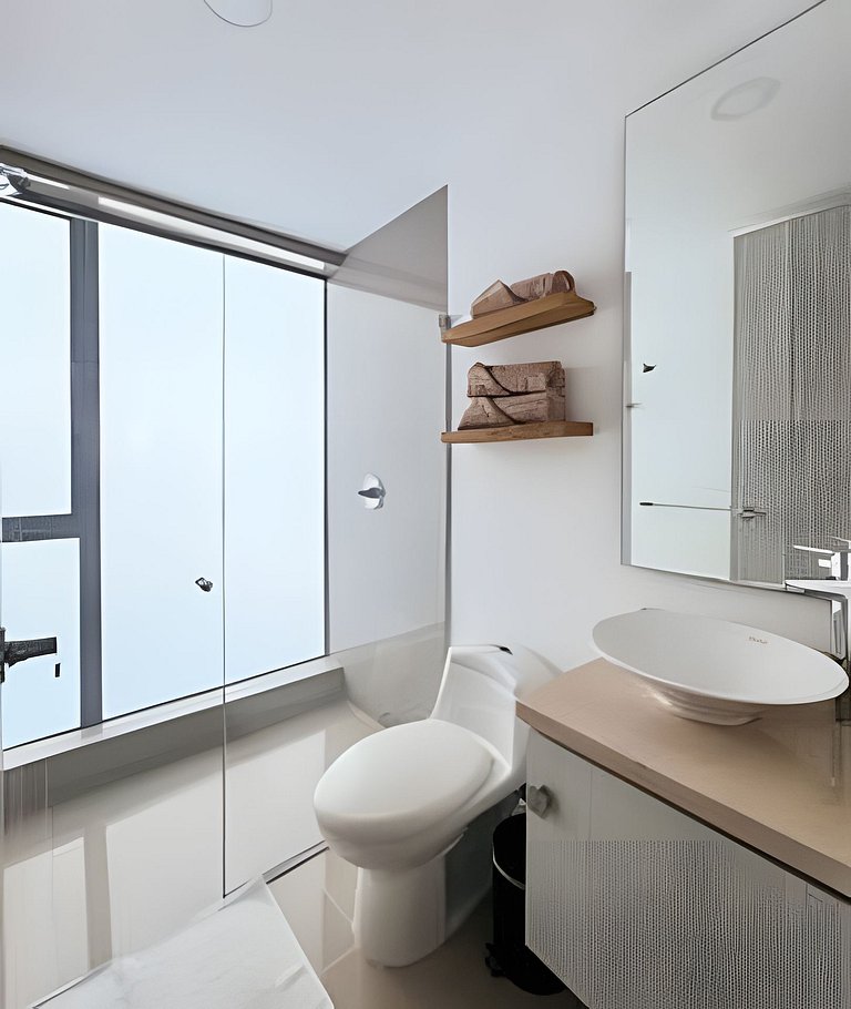 2 quartos Morros com hidromassagem e vistas