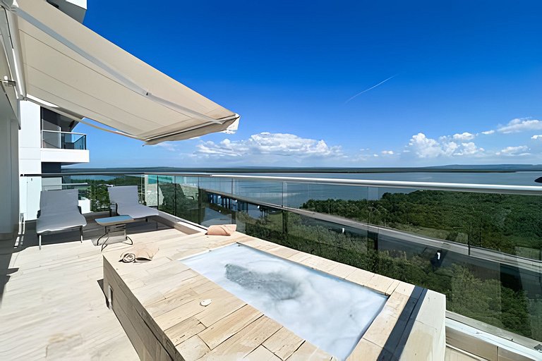 2 quartos Morros com hidromassagem e vistas