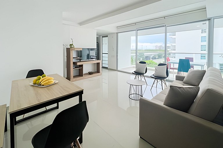 1 quarto com saída direta para a praia de Morros
