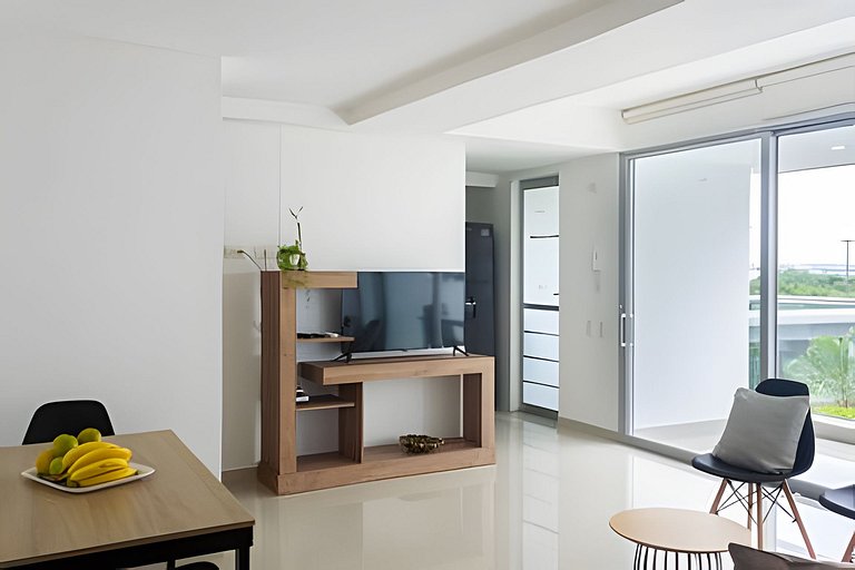 1 quarto com saída direta para a praia de Morros