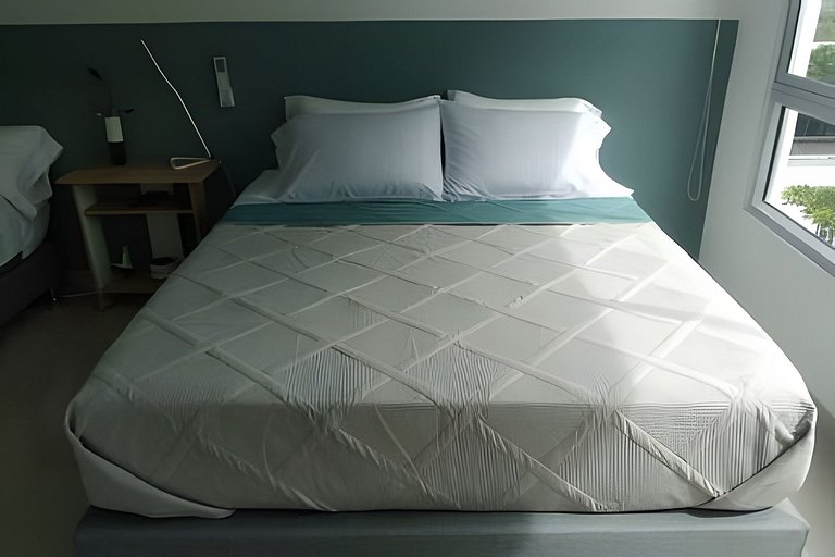 1 quarto com saída direta para a praia de Morros