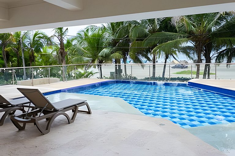 1 quarto com saída direta para a praia de Morros