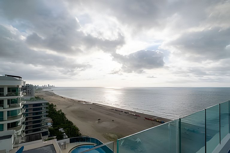 1 quarto com saída direta para a praia de Morros
