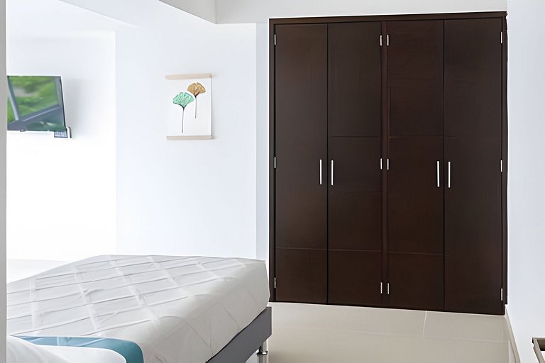 1 quarto com saída direta para a praia de Morros