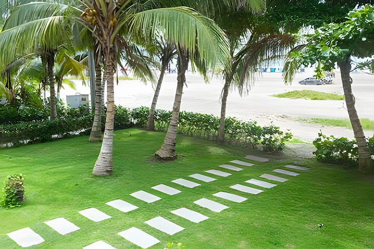 1 quarto com saída direta para a praia de Morros