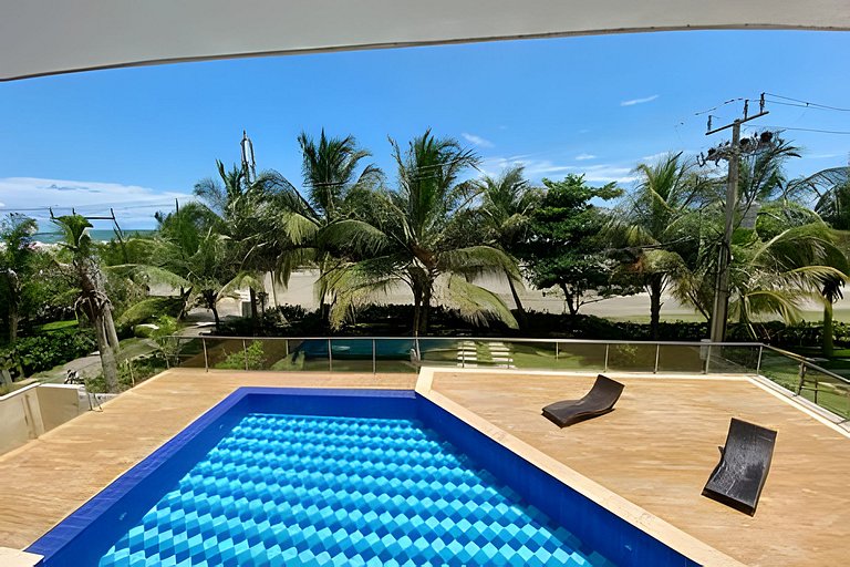 1 quarto com saída direta para a praia de Morros