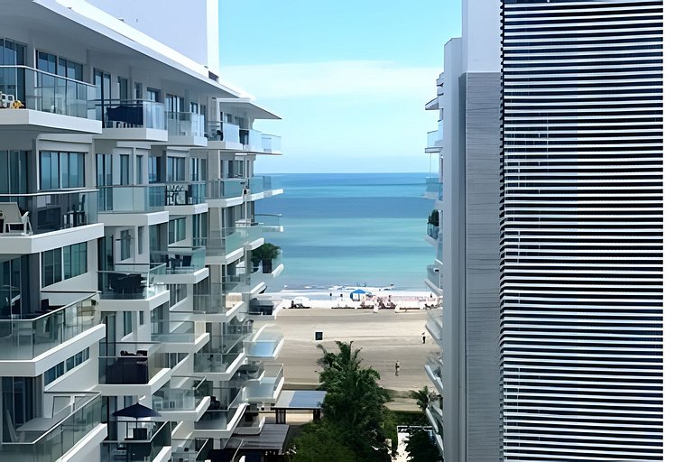 Apartamento de 1 dormitório nos Morros com vista para o mar