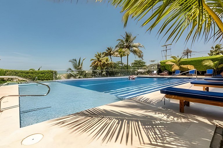 Apartamento de 1 dormitório nos Morros com vista para o mar