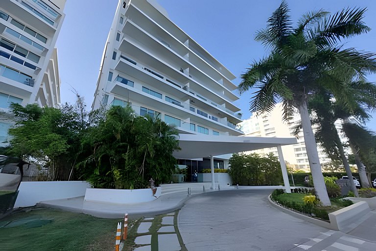 Apartamento de 1 dormitório nos Morros com vista para o mar