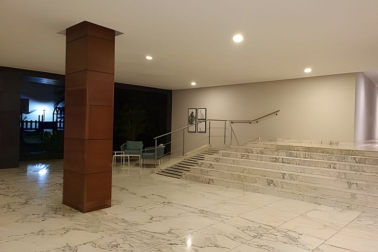 Apartamento de 1 dormitório nos Morros com vista para o mar