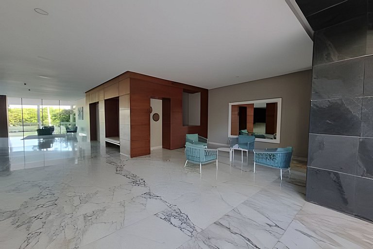 Apartamento de 1 dormitório nos Morros com vista para o mar