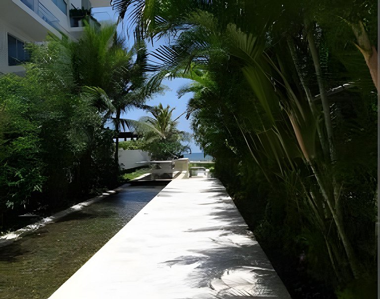 Apartamento de 1 dormitório nos Morros com vista para o mar