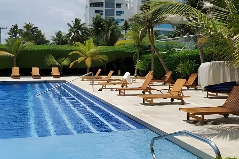Apartamento de 1 dormitório nos Morros com vista para o mar