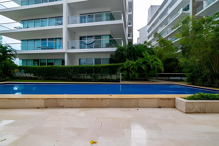 Apartamento de 1 dormitório nos Morros com vista para o mar