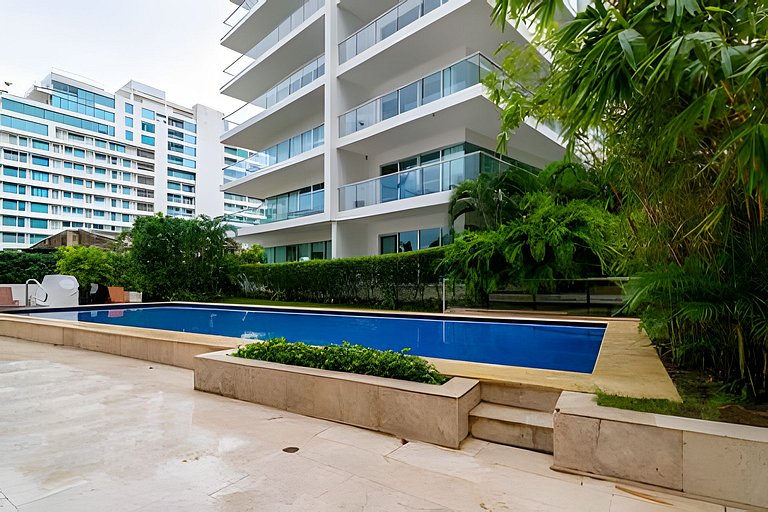 Apartamento de 1 dormitório nos Morros com vista para o mar