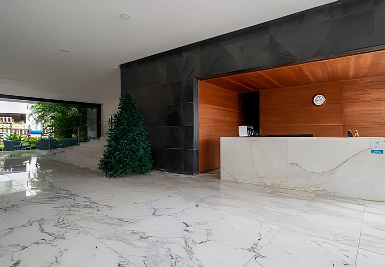 Apartamento de 1 dormitório nos Morros com vista para o mar