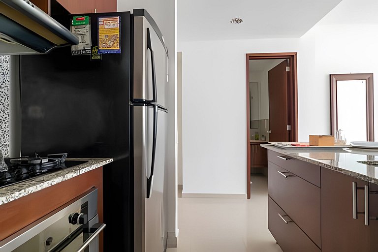 Apartamento de 1 dormitório nos Morros com vista para o mar