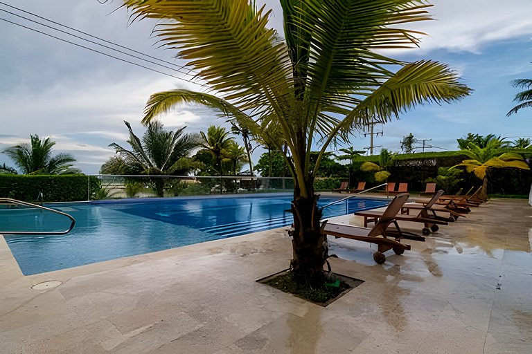 Apartamento de 1 dormitório nos Morros com vista para o mar