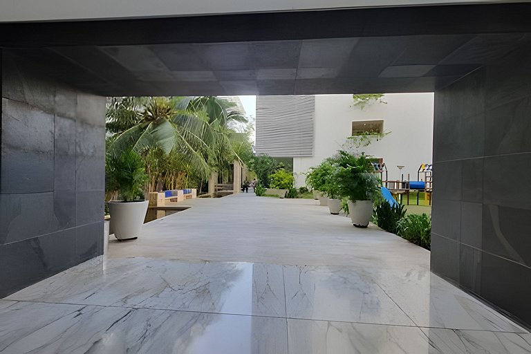 Apartamento de 1 dormitório nos Morros com vista para o mar