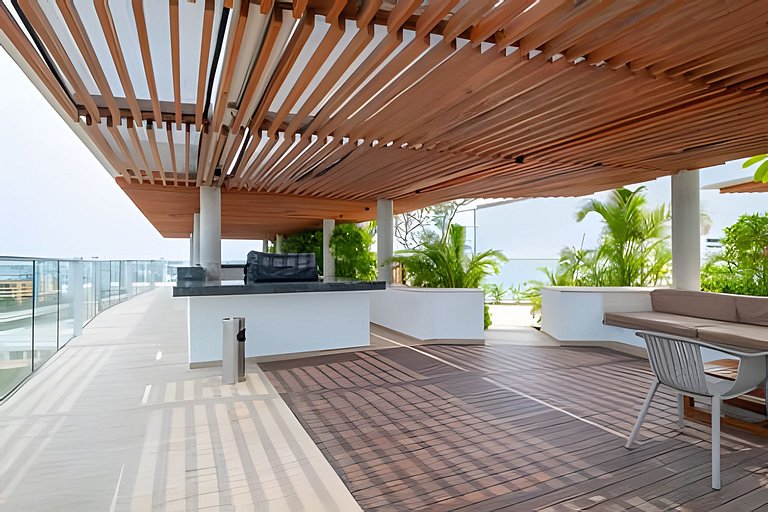 2 Bedrooms with jacuzzi in front of Playa Morros