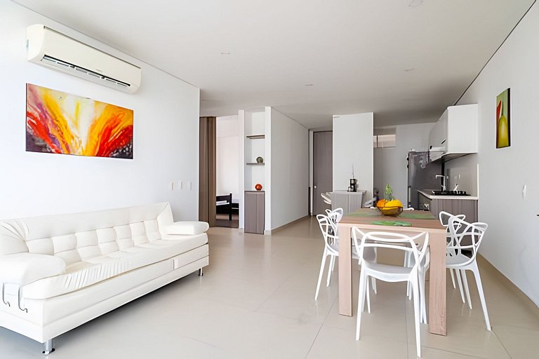 2 quartos com vista para o mar, piscina e spa