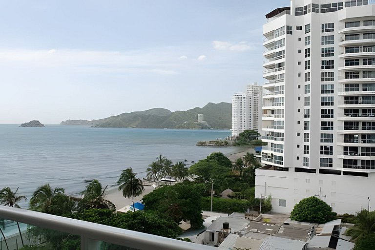 2 quartos com vista para o mar, piscina e spa