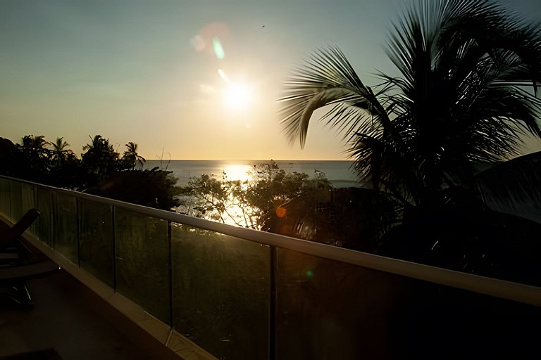 2 quartos com vista para o mar, piscina e spa