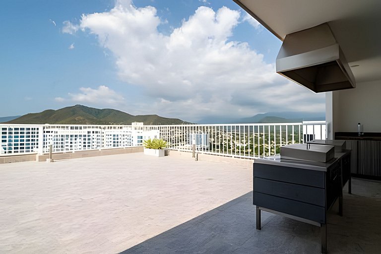2 quartos com vista para o mar, piscina e spa