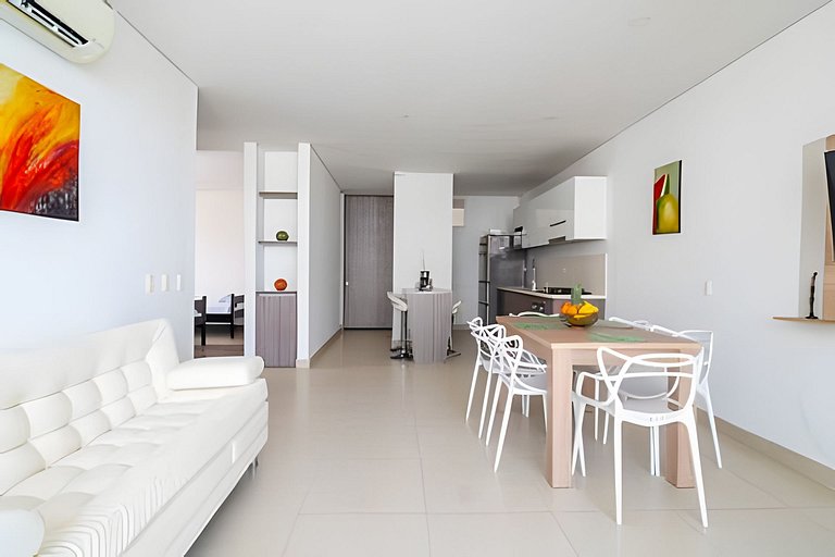 2 quartos com vista para o mar, piscina e spa