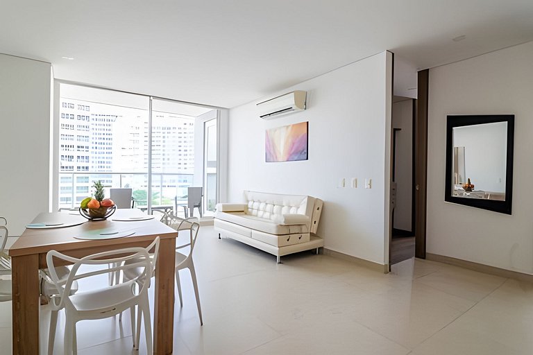 2 quartos com vista para o mar, piscina e spa