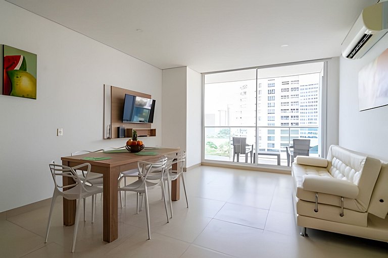 2 quartos com vista para o mar, piscina e spa