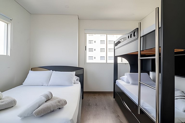 2 quartos com vista para o mar, piscina e spa
