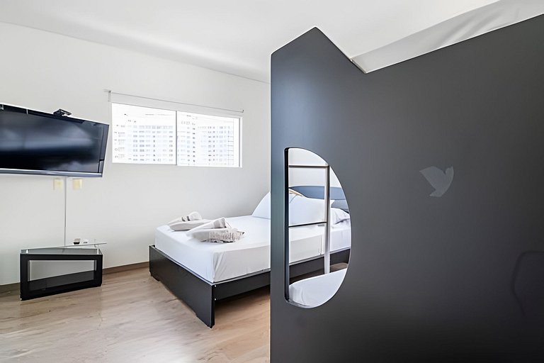 2 quartos com vista para o mar, piscina e spa