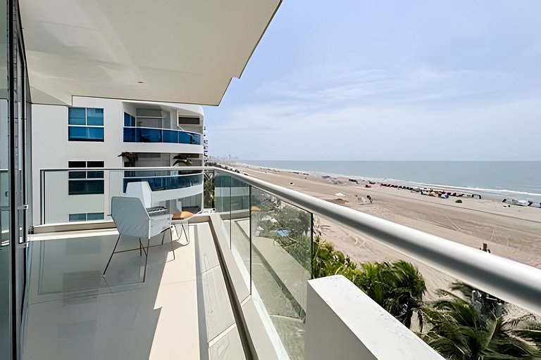 2 quartos Morros. Vista para o mar e acesso à praia