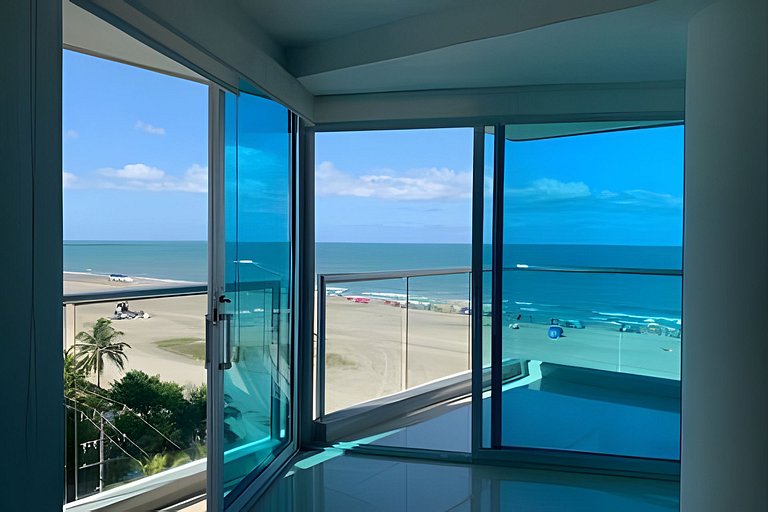 2 quartos Morros. Vista para o mar e acesso à praia