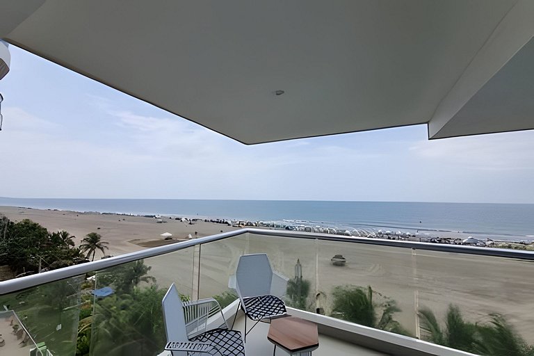 2 quartos Morros. Vista para o mar e acesso à praia