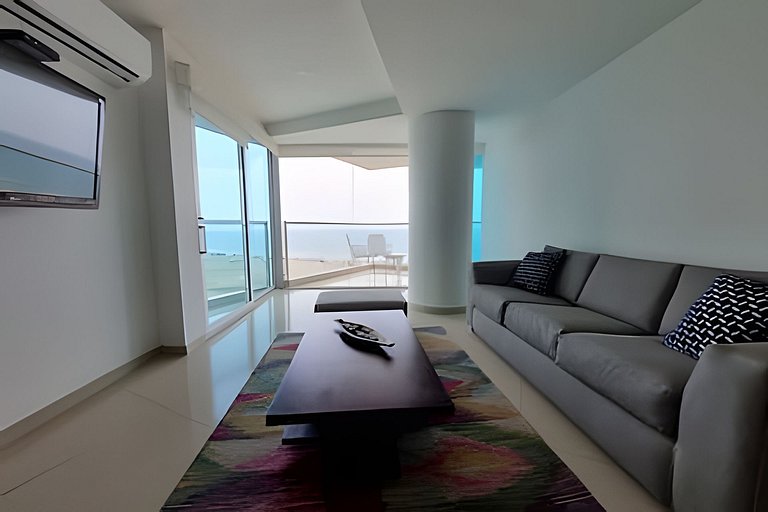 2 quartos Morros. Vista para o mar e acesso à praia