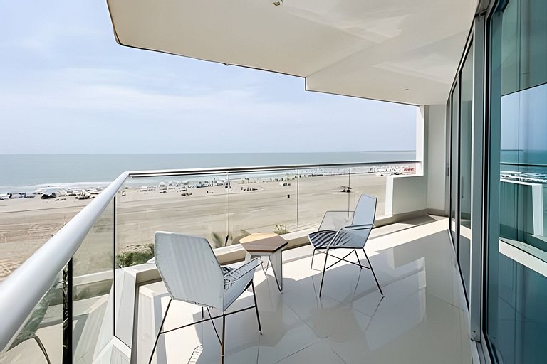 2 quartos Morros. Vista para o mar e acesso à praia
