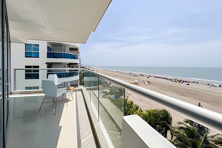 2 quartos Morros. Vista para o mar e acesso à praia