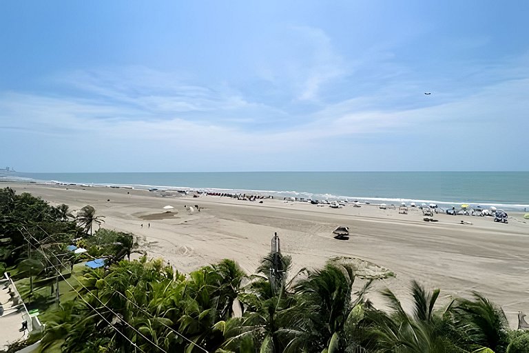 2 quartos Morros. Vista para o mar e acesso à praia