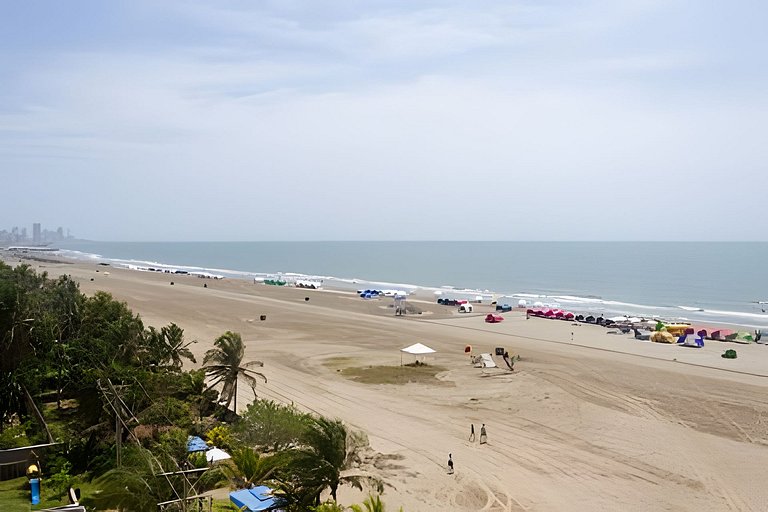 2 quartos Morros. Vista para o mar e acesso à praia